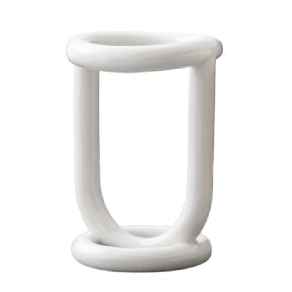 Geroosaty Ceramic Toothbrush Holder Bathroom Shelving Toothpaste Holder Storage Rack Bathroom Product Shelf Desktop StorageHolderB Easy Install