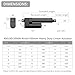 Justech 12V Heavy-Duty Linear Actuator 450lbs/2000N-4inch/100mm Silent IP54 Electric Actuator with Brackets for Electric Windows, RV Adjustments, Solar Trackers, Industrial Machinery, Black