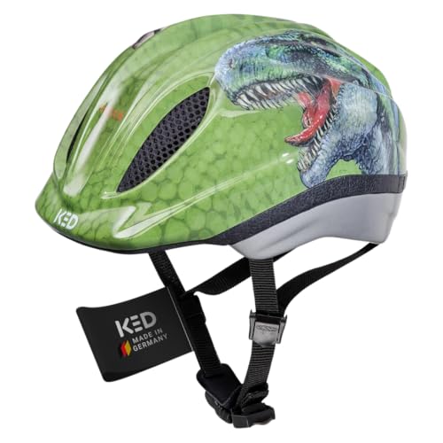 KED Kinder Meggy Originals Fahrradhelm, T-Rex, M (52-58cm)