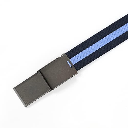 Image of Mile High Life Canvas Web Belt | Cut to Fit Up to 52 inch | Flip-Top Matte Silver Nickel Buckle 12 Colors