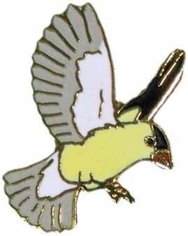 SUPERDAVES SUPERSTOREFinch Wildlife Small Metal Lapel Pin Badge 3/4 X 1 Inches New