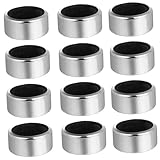 Homoyoyo 12 Stück Teiliges Edelstahl Weinflaschen Tropfring Auslaufsicherer Weinkragen zum Schutz der Etiketten Wiederverwendbar für Bar Picknick und Camping Praktische Weintropfschützer