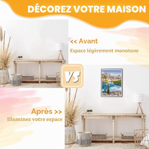 SULISO Peinture par Numéro Fleur Adulte avec Pinceaux et Acryliques Bricolage Peintures Kits pour Adultes Enfants Seniors Débutant,Sans Cadre 40x50cm,Chrysanthèmes en fleurs – vue 7