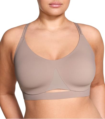 Victoria's Secret Women's VSX Elevate Strappy-Comfort Sports Bra, Low Impact Wireless, Bare Taupe, XS - image 2