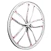 BBR Tuning 26 Inch Heavy Duty 10 Spoke STAR Motorized Bike Mag Wheel Set (White)