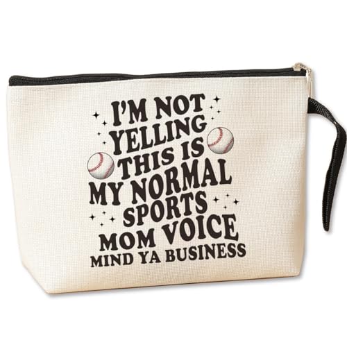 Funny Baseball Mom Gifts Mom Birthday Gifts Cosmetic Bag Sports Mom Gifts Mothers Day Makeup Bag for Women Nana Gigi Mama Humor Grandma Gifts Novelty Best Mom Gifts Travel Bag Grandma Birthday Gifts