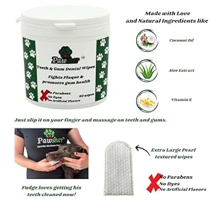 Puppy Care Box - includes Dog wipes, Paw Balm, Dental Finger Wipes and dog poop bags rolls with bone-shaped dispenser - puppy essentials for grooming, teeth cleaning and paw care. Puppy Care Box – includes Dog wipes, Paw Balm, Dental Finger Wipes and dog poop bags rolls with bone-shaped dispenser – puppy essentials for grooming, teeth cleaning and paw care.