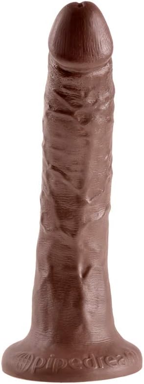 Pipedream King Cock Dildo, Brown, 7 Inch