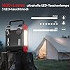 UTRAI 7000A Starthilfe Powerbank für Pkw, 27000mAh Booster Auto Starthilfe Powerbank mit Kompressor, 1600 Lumen LED Taschenlampe, QC3.0, 160W DC-Ausgang, Jump Starter für All Benzin, 12L Dieselmotor #3