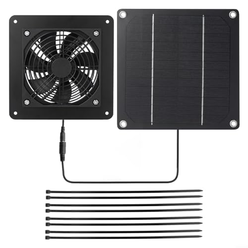 Refrigeración sostenible con ventilador de ventilación de panel solar de 5 W para jardines y granjas