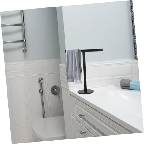 Toallero de acero inoxidable de pie para un baño ordenado y libre de humedades 6