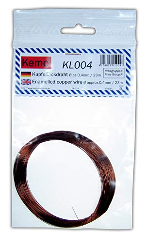 Preisvergleich Produktbild Kupferlackdraht Durchmesser: 0,4mm, Länge: 23m