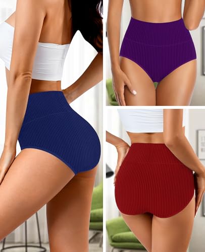 High Waisted Womens Underwear Cotton Tummy Control Postpartum Essentials Full Coverage Panties Soft Comfortable Briefs4