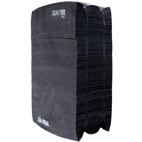 BLOCK Range Foam Archery Target 28 x 48 x 18 Patented Open-Layered Design Stops All Broadheads and Field Tips with Friction Not Force Heat Dissipates in seconds for Easy Arrow Removal Made in USA