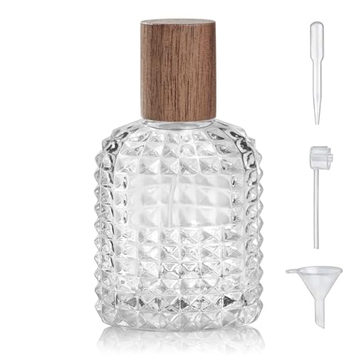 Yerpkefey 50ml/1.7 Oz Glass Spray Bottle Perfume Atomizer Empty Refillable