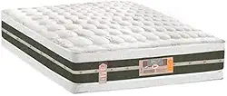 Colchão Queen Silver Star Molas Bonnel Air Double Face 158cmx198cm Castor