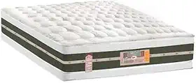 Colchão Queen Silver Star Molas Bonnel Air Double Face 158cmx198cm Castor