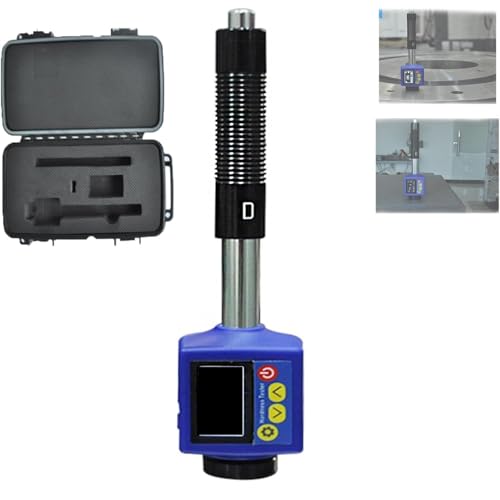 Digitaler Härteprüfer für Metalle - 360°-Messung HL/HV/HS/HRC/HRB/HB 270 Datenspeicher, tragbar für Labor & Feldeinsatz