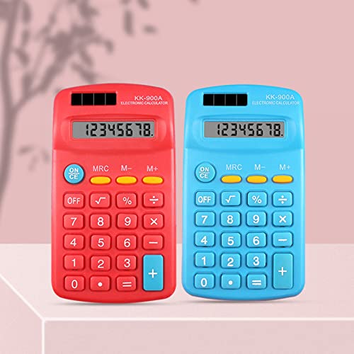 Smalibal Pocket Size Calculator 8 Digit Display Mini Calculator Accounting Tool Led Large Screen Business Calculator For Desktop Home Office School Students Kids Green #TOP3