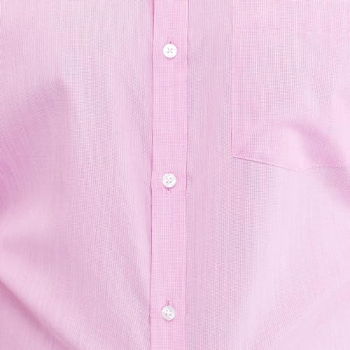 Image of Park Avenue Men's Slim Fit Structure Pattern Cotton Polyester Blend Semi Cutaway Collar Full Sleeve Formal Shirt