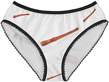 Soprano Recorder Panties, Soprano Recorder Underwear, Briefs, Cotton Briefs, Funny Underwear, Panties For Women