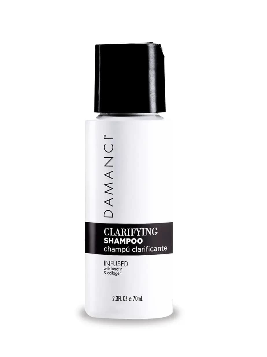 DAMANCI Clarifying Shampoo Travel Size 2.3oz - Professional Clarifying Shampoo for Build Up Removal - Detox Clarifying Shampoo for Curly Hair - Travel Size (2.3 oz)