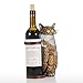 Kavolet Portabottiglie di Vino a Forma di Gatto, Porta Vino, Gatto Vino Contenitore, Contenitore in Sughero, Ferro Mestiere Regalo Artigianato Ornamento Animale, Decorazione Domestica