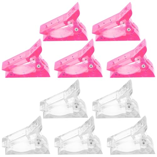 Clips para uñas 12 piezas para manicura y salón miniatura 1