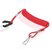 Boot Motor Motor Stop Schalter, Außenborder Motor Zündung Not Stop Schalter Schlüssel Lanyard Seilclip (für All Series)