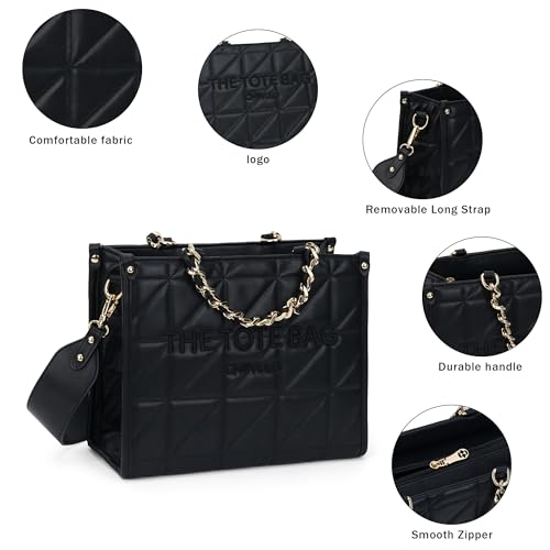 Tote Bag for Women, Top Handle Stachel Purse and Handbags with Shoulder Strap - Image 5