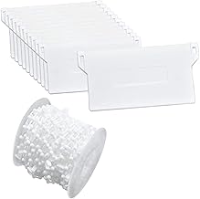 Alipis 1 Conjunto De Acessórios De Persianas Persianas Romanas Cortinas Metálicas Persianas Romanas Cortina De Cordão De Corrente Conector De Corrente Cego Protetor De Palheta Cego