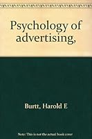 Psychology of advertising, B0006AO0PK Book Cover