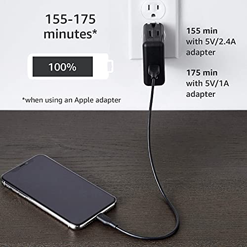Image of Amazon Basics New Release ABS USB-A to Lightning Cable Cord, MFi Certified Charger for Apple iPhone, iPad,Black, 1-Ft
