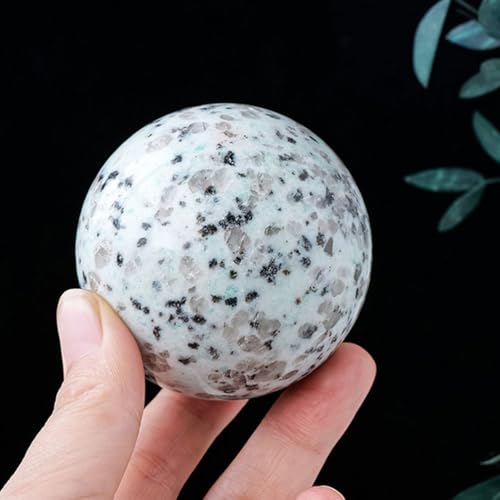 Bola de cristal natural pulida Tianshan azul para decoración elegante 7