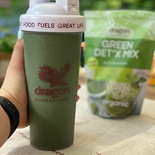 Dragon Superfoods Green Det'x Mix-Spirulina, Chlorella, Gerstengras und Weizengras. 100% Bio, Gluten free und Vegan - 200g