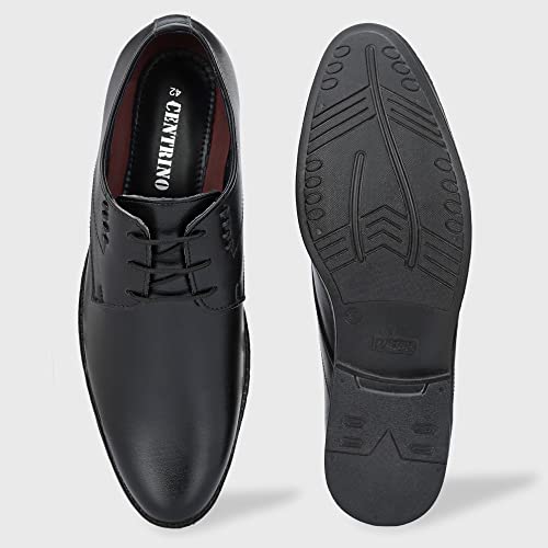 Image of Centrino Men's Formal Shoes | Elegant Slip-On Derby for Business & Casual Wear | Premium Craftsmanship for a Stylish & Sophisticated Look | Cushioned Insole for All-Day Comfort & Support