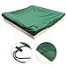 Produktbild Pool Zubehör Persenning Wasserdicht Oxford Tuch mit Traction Seil, verdickte Qualität Grün Tarp-Blatt-Abdeckung, Rahmen Schwimmbäder Abdeckung Weather Cover - 120/150 / 180 / 200cm Pool Must-have