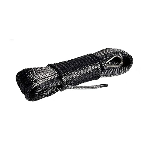 Cuerda de remolque 4mm x 30m de polietileno sintético UHMWPE para tracción fuerte