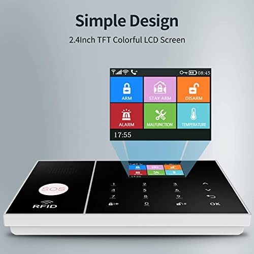 Lwohsi LW108-4GUS-F Pg108 Alarm System For Home Security,Wifi+Gsm 4G Diy Alarm Kit thumb #2