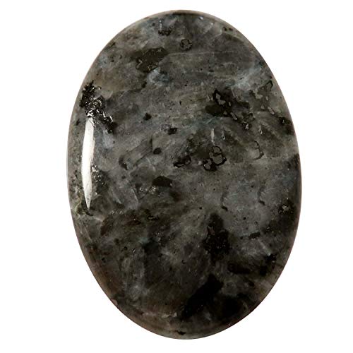 Larvikite cabochon ovale bleu pour sertissage et création
