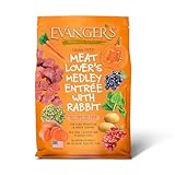 EVANGER’S Grain Free Meat Lover’s Medley with Rabbit Dry Dog Food, 4.4-pound