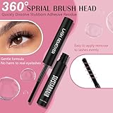 Sixstarhair Eyelash Glue Remover for Lash Clusters 5ml Lash Remover For Extensions Soothing Oil Eyelash Extension Remover Fast Removal Self Use at Home - Image 2