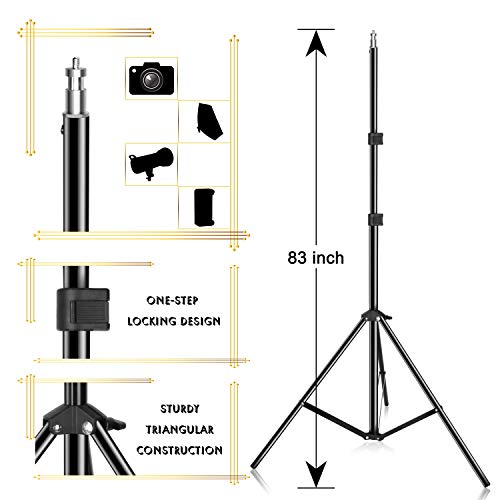 Softbox Photography Lighting Kit, Gloshooting 1050W Photo Video SoftBox Professional Photographic Studio Set with 5500K Photo Bulb, Light Stand, Softbox - 20\"x28\" for Commercial, Fashion, Portraits - Thumbnail 7