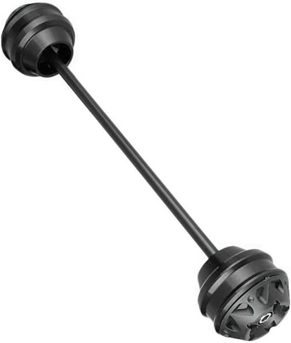 Motorcycle Wheel Protector for DUACTI 1198/R/S/SP 2009-2012 Motorcycle Front & Rear Axle Fork Crash Sliders Wheel Protector(Front Wheel Black)