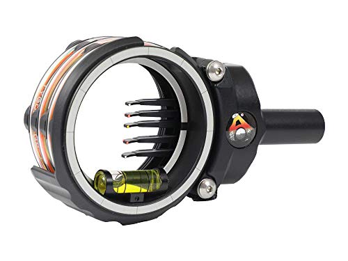 Axcel AccuStat II Scope - Micro Adjust 3 Pins - .010 Fiber - Black Scope