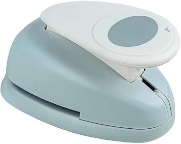 Rayher Motive Puncher Oval, Width 5,08 cm, 2", for Paper up to 200g/m2, Orange, 5,08cm 2