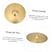 GOOHOCHY Cymbal Replacement for Drums Brass Accessory for Jazz Kits Lightweight and Easy to Install Upgrade for Drum Skills