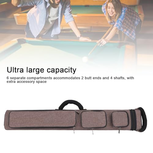 Étui pour queue de billard en toile imperméable de grande capacité - 4