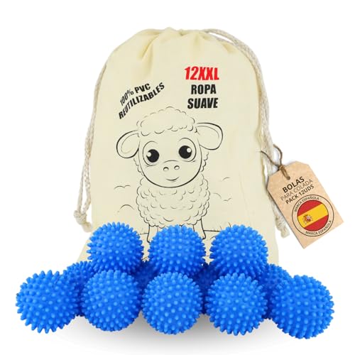 SILVERSTORE® 12 Bolas Para Secadora y Lavadora - Bolas Para