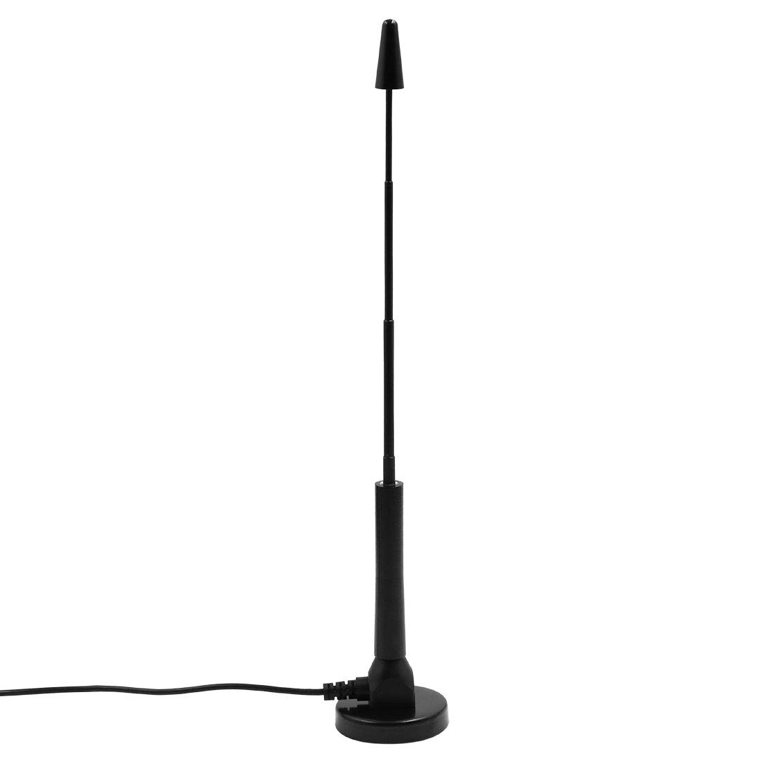 X AUTOHAUX DC 12V Flexible Signal Antenna FM AM Radio Aerial w/Magnetic Base, Black, 24 x 10 x 6 cm - Image 2